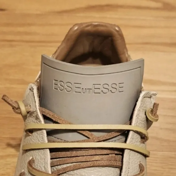 Esseutesse Fringe Sneaker 100% Handmade Leather-Sand-Sz41 -$400-goose-weitzman