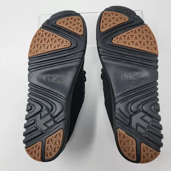 Etnies Mens Scout Black Black Gum Shoes Mens US Size 5.5