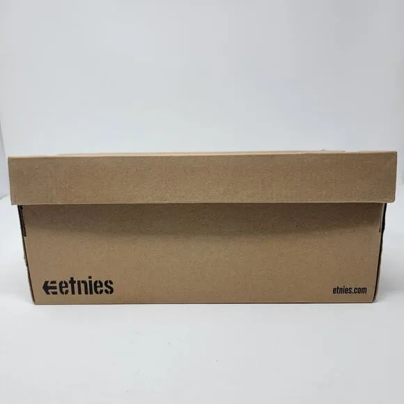 Etnies Mens Scout Black Black Gum Shoes Mens US Size 5.5