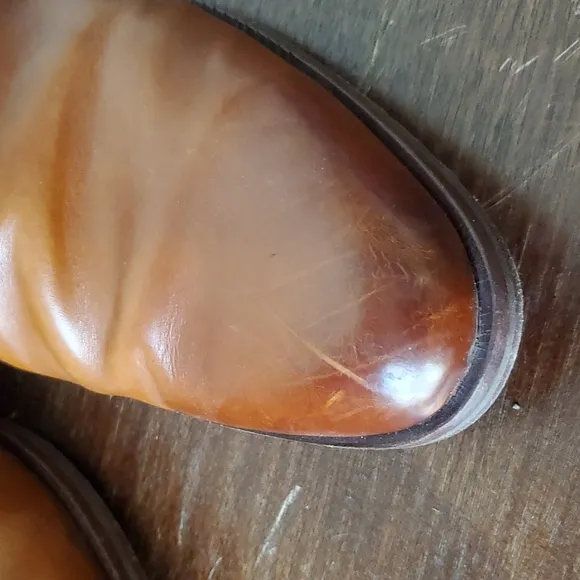 EUC. Cole Haan Mens Brown Lace Up Round Toe Oxford Dress Shoes Size 9.5M…