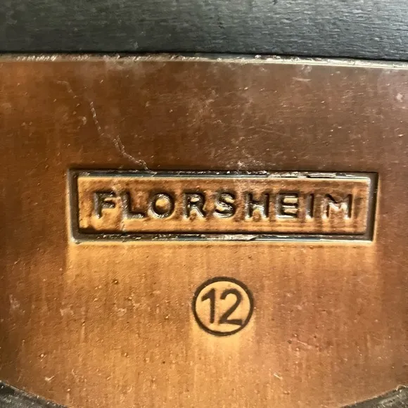 EUC Florsheim Cornell Leather Brown Oxfords Derby Dress Shoes Size 12