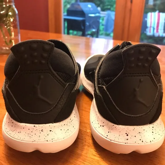 EUC Jordan Flight black shoes size 6.5 Y