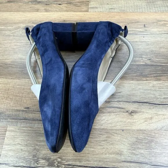 EVERLANE Size 8.5 Women Blue Suede Pump Shoes Shoes