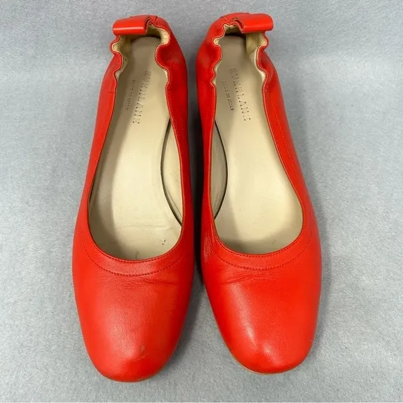 Everlane Women's The Day Heel Pumps Red Shoes Sz 6.5