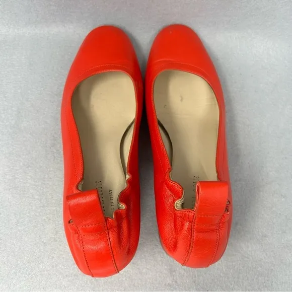 Everlane Women's The Day Heel Pumps Red Shoes Sz 6.5