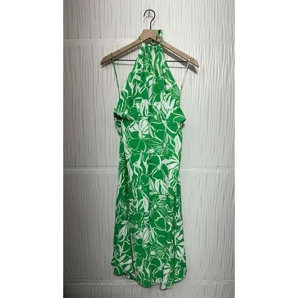FAITHFULL Taormina Midi Dress - Green - $199 MSRP