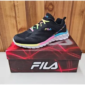 Fila Galaxia 3 Black Rainbow Big Kid's Shoes Size 7
