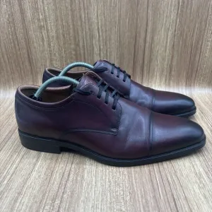 Florsheim Allis Oxford Comfortech Cap Toe Burgundy Mens Dress Shoes US 10.5 Wide