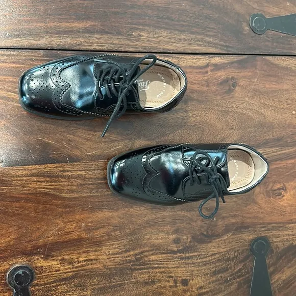 Florsheim Boys Oxford Tip Black Shoes Size 11
