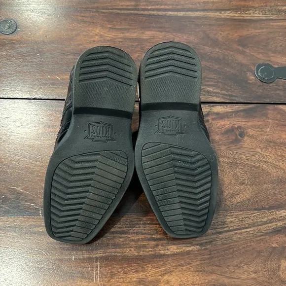 Florsheim Boys Oxford Tip Black Shoes Size 11