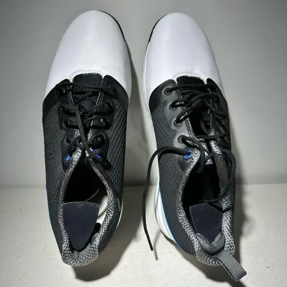 FootJoy ContourFIT Men's Golf Shoes 54097 White/Black (9 Medium) no insoles