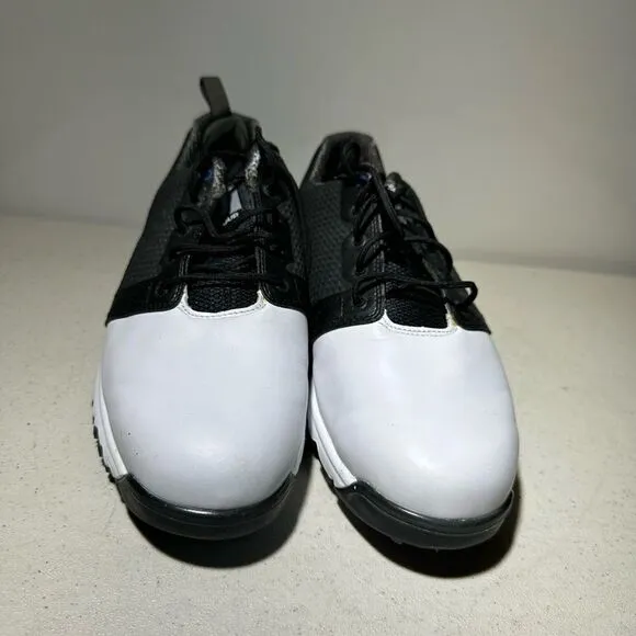 FootJoy ContourFIT Men's Golf Shoes 54097 White/Black (9 Medium) no insoles