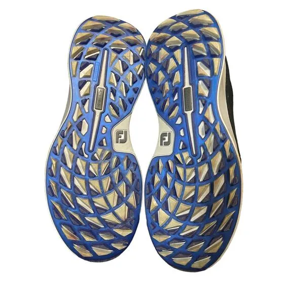 FootJoy Stratos Golf Shoes - Black/Blue Jay Men's Size 10.5