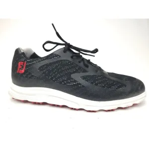 FootJoy SuperLites XP 58027 Men's 9.5 M Red &amp; Black Golf Shoes