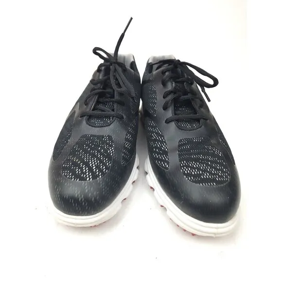 FootJoy SuperLites XP 58027 Men's 9.5 M Red &amp; Black Golf Shoes