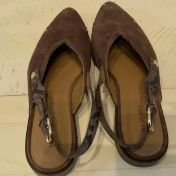 Free People Carina Cowboy Sling Leather - Size 7 - Not Yet Available online
