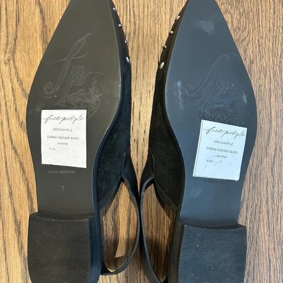Free People Carina Cowboy Sling Leather - Size 7 - Not Yet Available online