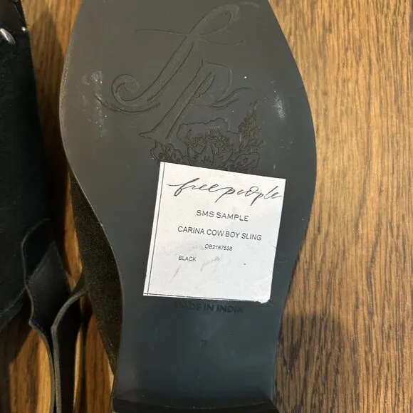 Free People Carina Cowboy Sling Leather - Size 7 - Not Yet Available online