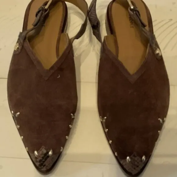 Free People Carina Cowboy Sling Leather - Size 7 - Not Yet Available online