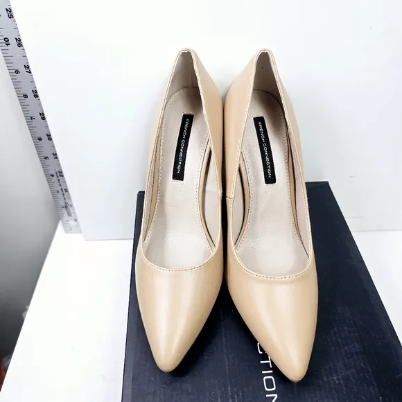 French Connection Nude Stiletto FCSRRA-08NDDS Heels Size 8 NWT NIB