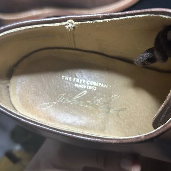 Frye Mens Size 11.5 D Brown Leather Oxford Dress Shoes