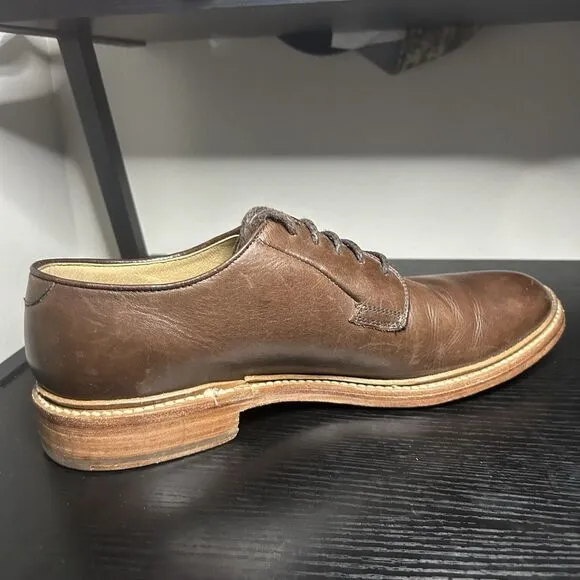 Frye Mens Size 11.5 D Brown Leather Oxford Dress Shoes