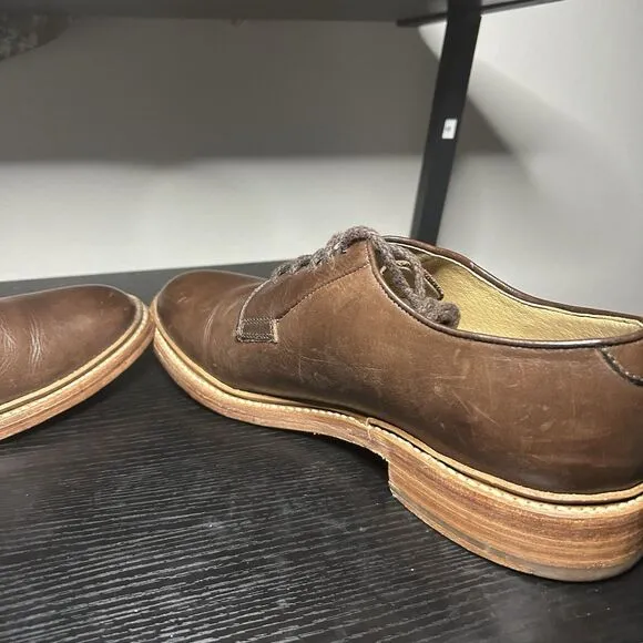 Frye Mens Size 11.5 D Brown Leather Oxford Dress Shoes