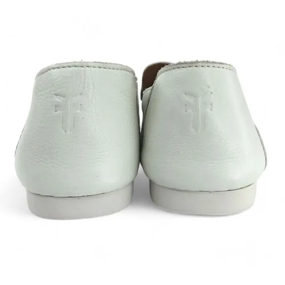 Frye Women's Sedona Shoes sz 11 Venetian Mocs Loafers Flats Leather White