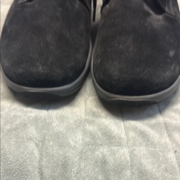 Ganter ACTIV Suede Nubuck Tie Booties, Shoes, Black, Size 5.5 UK or 7.5 US