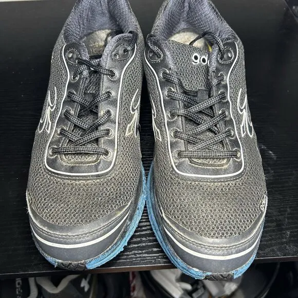 Gdefy Mighty Walk Mens Size 10 Black Blue Shoes Versoshock
