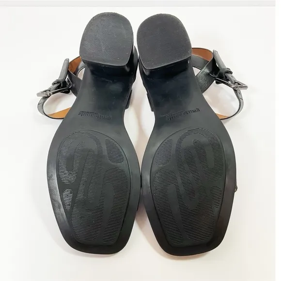 Gentle Souls Maddy Leather Block Heel Sandals