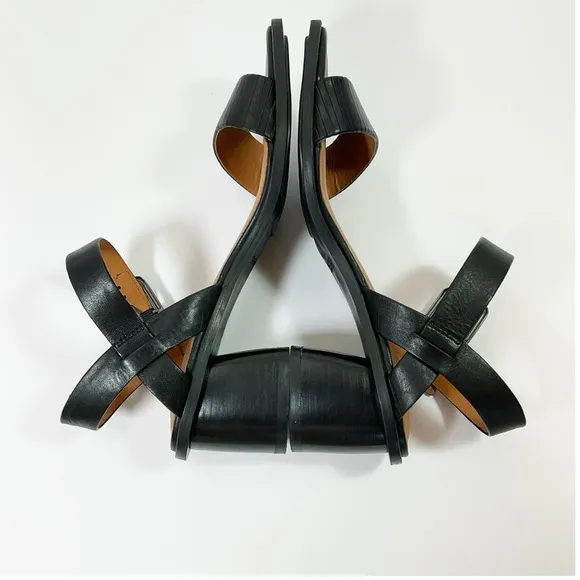 Gentle Souls Maddy Leather Block Heel Sandals