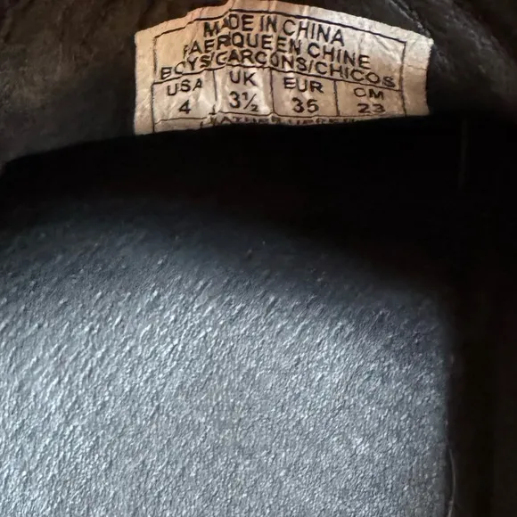 Gently Used Boys Polo Ralph Lauren Dress Shoes