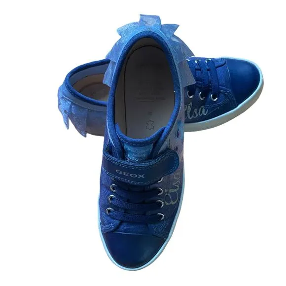 Geox Respira Disney Frozen 2 Elsa Shoes Kids Sz 3.5