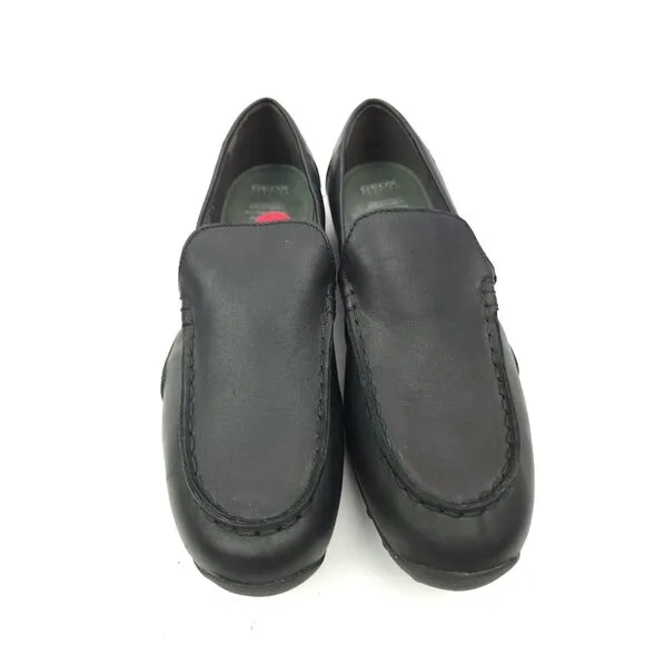 Geox Respira Mens Fast Driving Loafer Shoes Size 6 Black