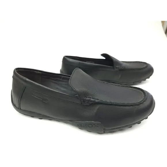 Geox Respira Mens Fast Driving Loafer Shoes Size 6 Black