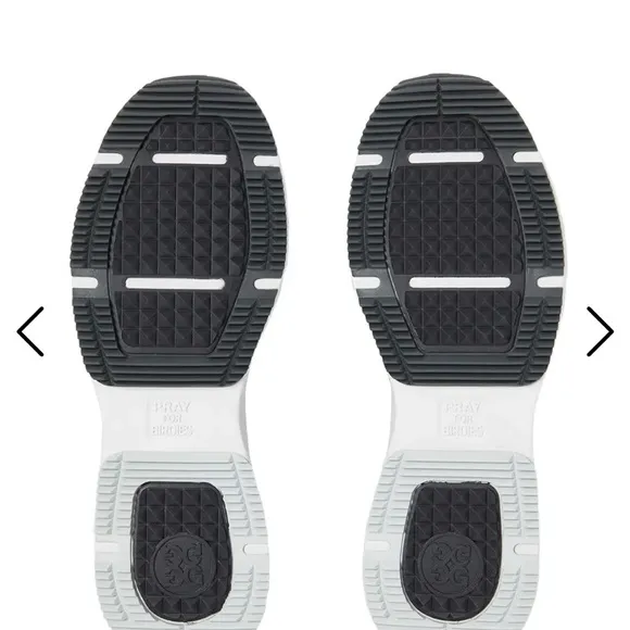 G/FORE Men's Black and Gray Golf Shoes