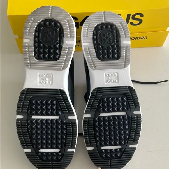G/FORE Men's Black and Gray Golf Shoes
