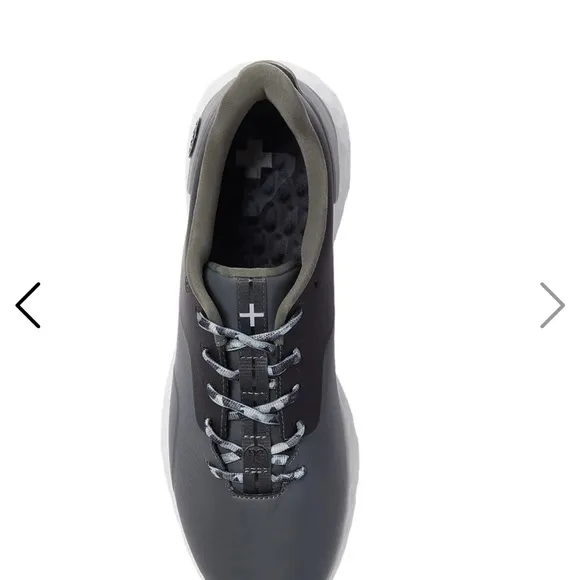 G/FORE Men's Black and Gray Golf Shoes