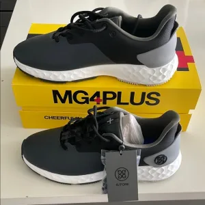 G/FORE Men's Black and Gray Golf Shoes