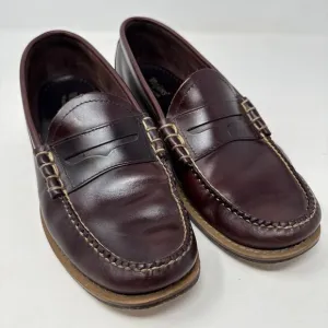GH Bass Leather Weejuns Burgundy Wine Leather Larson Penny Slip-On Loafer 10.5 D