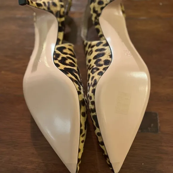 Gianvito Rossi Anna 55 Leopard Print Women's Shoes