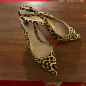 Gianvito Rossi Anna 55 Leopard Print Women's Shoes