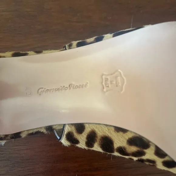 Gianvito Rossi Anna 55 Leopard Print Women's Shoes