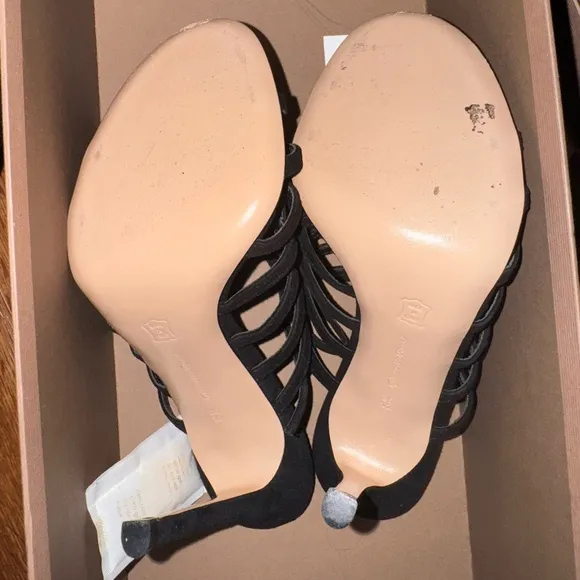Gianvito Rossi black mules