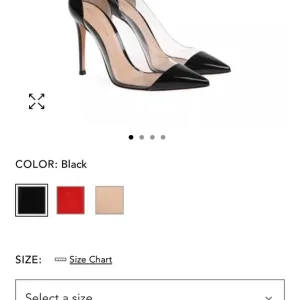 Gianvito Rossi plexi patent pumps