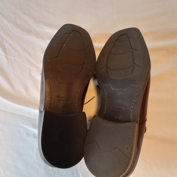 Giorgio Brutini Men's Brown Split Toe Leather Oxford Dress Shoes Size 11 Cushion