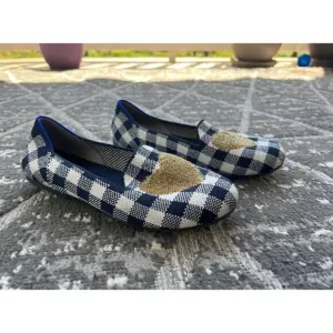 Girls Gingham Heart Rothy’s Shoes