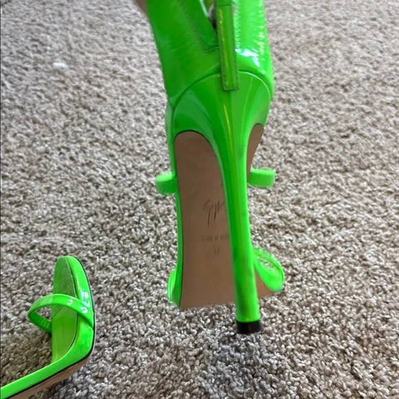 Giuseppe Zanotti Green Stiletto Heels