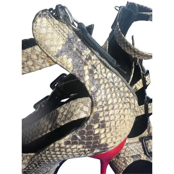 Giuseppe Zanotti High Heels Gladiator Exotic Skin 6
